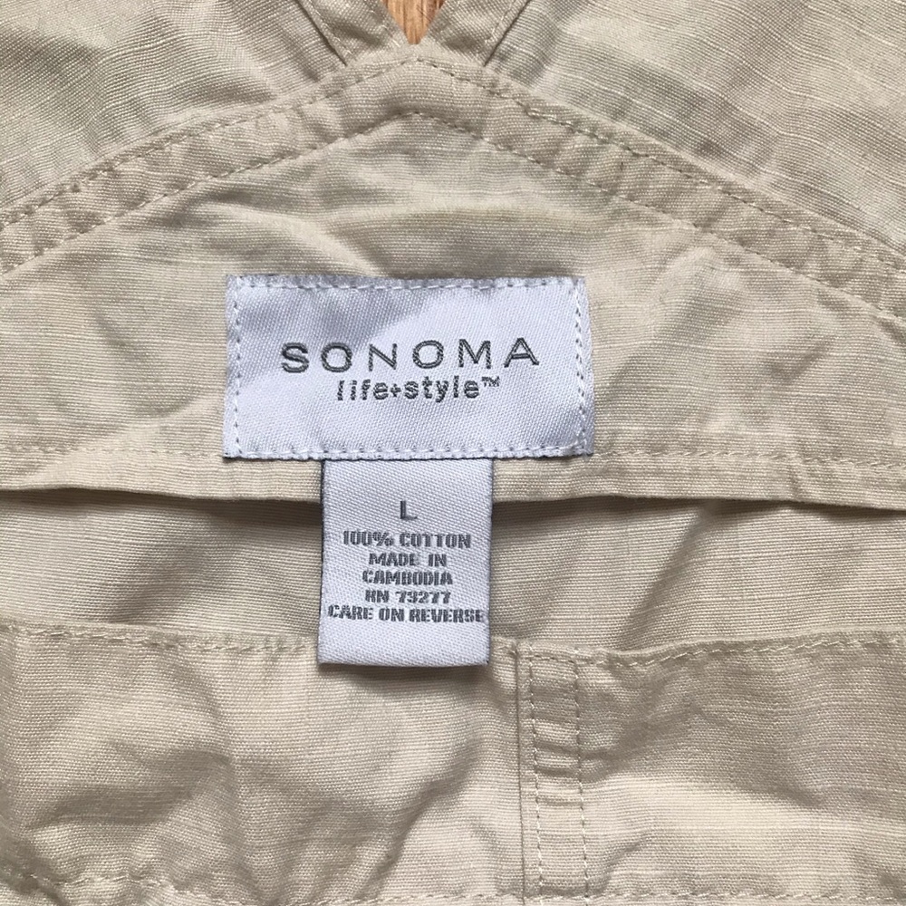 khaki overalls - Picture 3 of 3